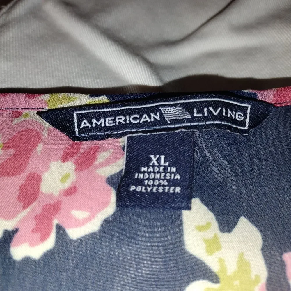 American Living Sheer Blouse - Picture 5 of 5